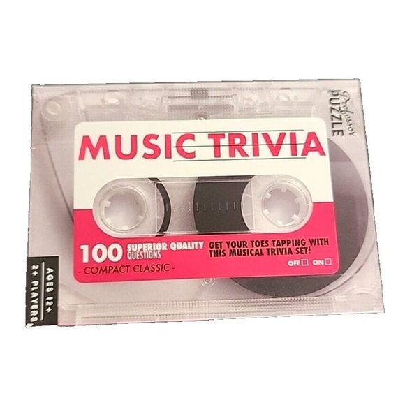 Music Trivia Quiz Compact Card Game 100 Questions by Professor Puzzle NEW in Box - Picture 5 of 5